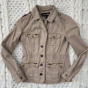 Forever 21 Utility Style Blazer Jacket